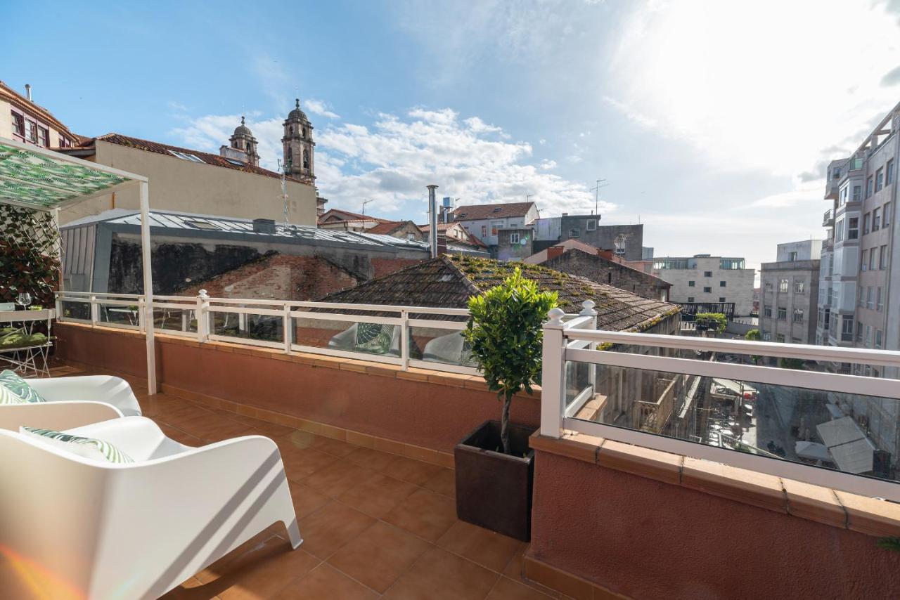 Apartamento Atico En El Corazon De Vigo Exterior foto